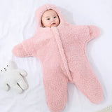 Home Fashion Simple Pentagram Shape Baby Cuddling Quilt