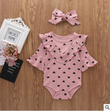 Baby Romper Polka Dot Ruffles Playsuit